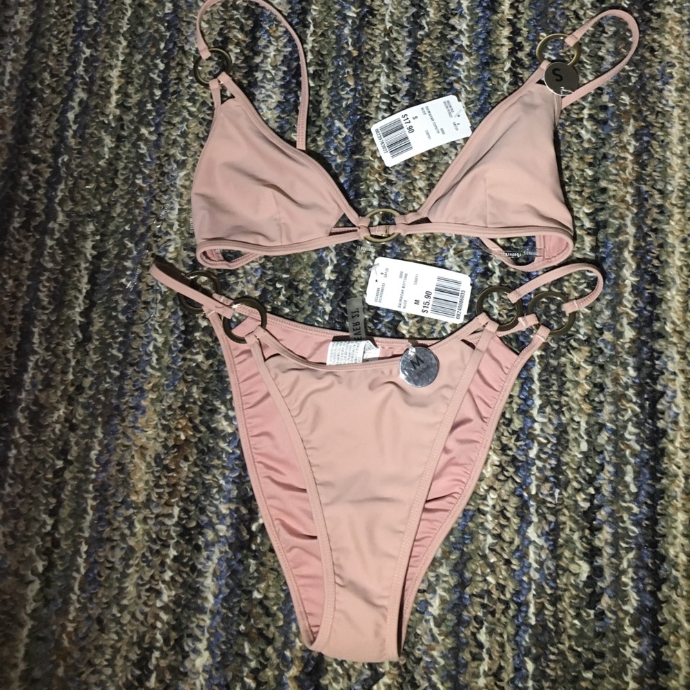 Muted Pink Cheeky Bikini